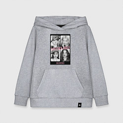 Толстовка детская хлопковая Blackpink K-pop, цвет: меланж