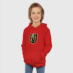 Толстовка детская хлопковая Vegas Golden Knights , Вегас Голден Найтс, цвет: красный — фото 2