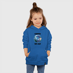 Толстовка детская хлопковая Планета TheМля, цвет: синий — фото 2