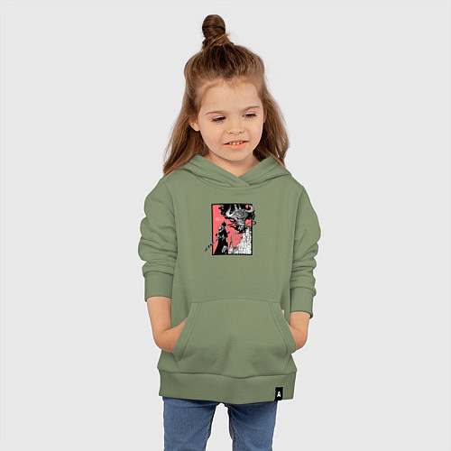 Детская толстовка-худи Луффи против Кайдо One Piece / Авокадо – фото 4