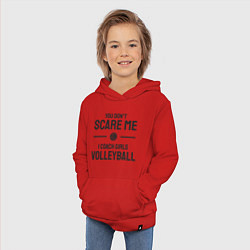 Толстовка детская хлопковая I Coach Girls, цвет: красный — фото 2