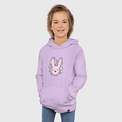 Толстовка детская хлопковая Bad Bunny Floral Bunny, цвет: лаванда — фото 2