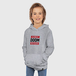 Толстовка детская хлопковая Doom Ultimate, цвет: меланж — фото 2