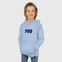 Толстовка детская хлопковая PSG FC Classic, цвет: мягкое небо — фото 2