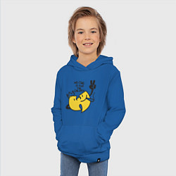 Толстовка детская хлопковая Wu-Tang Is For The Children, цвет: синий — фото 2