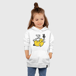 Толстовка детская хлопковая Wu-Tang Is For The Children, цвет: белый — фото 2