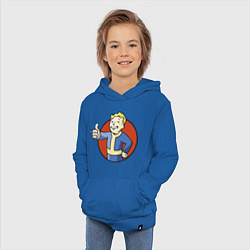 Толстовка детская хлопковая Vault boy like, цвет: синий — фото 2
