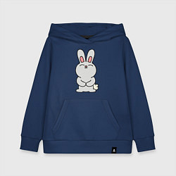 Толстовка детская хлопковая Cute Rabbit, цвет: тёмно-синий