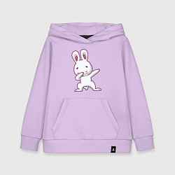 Толстовка детская хлопковая Rabbit Dab, цвет: лаванда