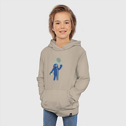 Толстовка детская хлопковая Блю, цвет: миндальный — фото 2