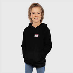 Толстовка детская хлопковая Hello I am Stay, цвет: черный — фото 2