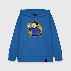 Толстовка детская хлопковая Spoke - vault boy, цвет: синий