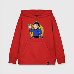 Толстовка детская хлопковая Spoke - vault boy, цвет: красный