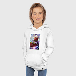 Толстовка детская хлопковая Stray Kids Christmas Skzoo, цвет: белый — фото 2