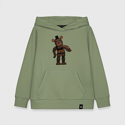 Толстовка детская хлопковая Фредди сломан, цвет: авокадо