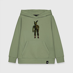 Толстовка детская хлопковая Springtrap, цвет: авокадо