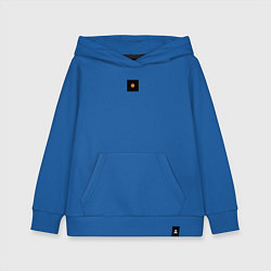Толстовка детская хлопковая Квадратная пластинка, цвет: синий