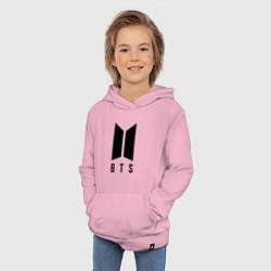 Толстовка детская хлопковая BTS Baby, цвет: светло-розовый — фото 2