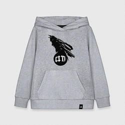 Толстовка детская хлопковая DM Raven, цвет: меланж