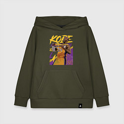 Толстовка детская хлопковая Kobe champion, цвет: хаки