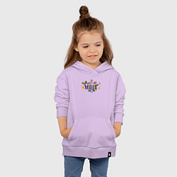 Толстовка детская хлопковая Самая лучшая Маша в мире, цвет: лаванда — фото 2