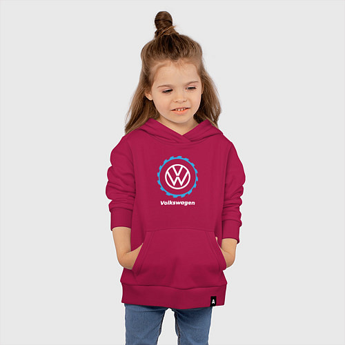 Детская толстовка-худи Volkswagen в стиле Top Gear / Маджента – фото 4