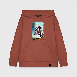 Детская толстовка-худи Мотокросс - экстрим