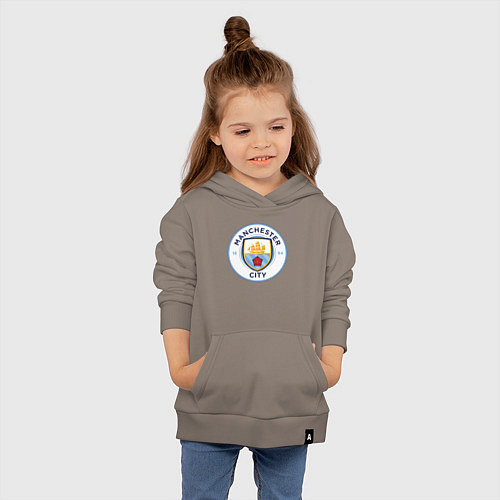 Детская толстовка-худи Manchester City FC / Утренний латте – фото 4