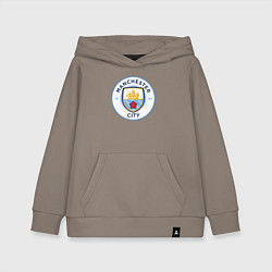 Толстовка детская хлопковая Manchester City FC, цвет: утренний латте