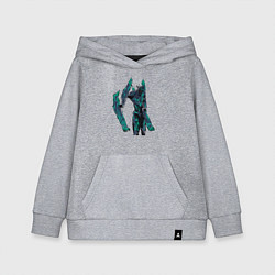 Толстовка детская хлопковая Saundwave, цвет: меланж