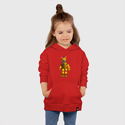 Толстовка детская хлопковая Странный Фредди, цвет: красный — фото 2
