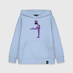 Толстовка детская хлопковая Сиреневый человек, цвет: мягкое небо