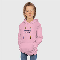 Толстовка детская хлопковая Лука Модрич ФК Реал Мадрид форма 2324 домашняя, цвет: светло-розовый — фото 2