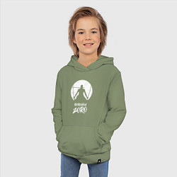 Толстовка детская хлопковая Ророноа Зоро, цвет: авокадо — фото 2