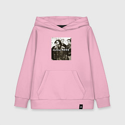 Толстовка детская хлопковая Depeche Mode - Devotional Tour Retro 01, цвет: светло-розовый