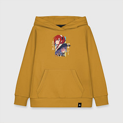 Толстовка детская хлопковая Эрис и Рокси, цвет: горчичный