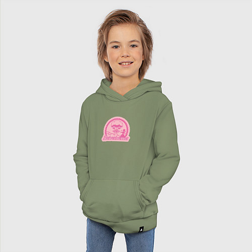 Детская толстовка-худи Барбигеймер арт / Авокадо – фото 3