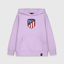 Толстовка детская хлопковая Atletico Madrid FC, цвет: лаванда