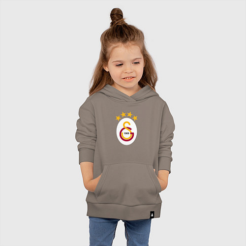 Детская толстовка-худи Galatasaray fc sport / Утренний латте – фото 4