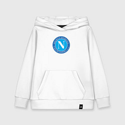 Толстовка детская хлопковая Napoli fc sport, цвет: белый