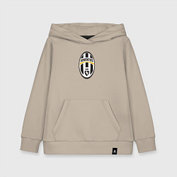 Толстовка детская хлопковая Juventus sport fc, цвет: миндальный