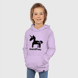 Толстовка детская хлопковая Neural Pony, цвет: лаванда — фото 2