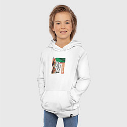 Толстовка детская хлопковая Модная супер-девочка, цвет: белый — фото 2
