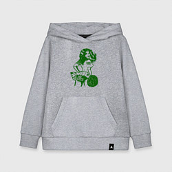 Толстовка детская хлопковая Go Celtics, цвет: меланж