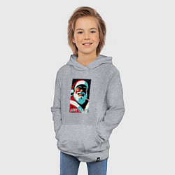 Толстовка детская хлопковая Arnold Schwarzenegger - Santa Claus, цвет: меланж — фото 2
