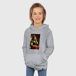 Толстовка детская хлопковая Шрек: Фиона с подарками, цвет: меланж — фото 2