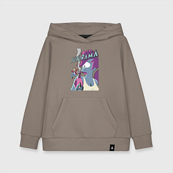 Толстовка детская хлопковая Лила и Фрай, цвет: утренний латте