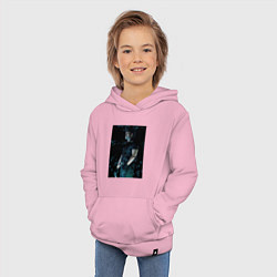 Толстовка детская хлопковая Звездное сияние, цвет: светло-розовый — фото 2