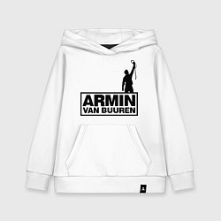 Толстовка детская хлопковая Armin van buuren, цвет: белый