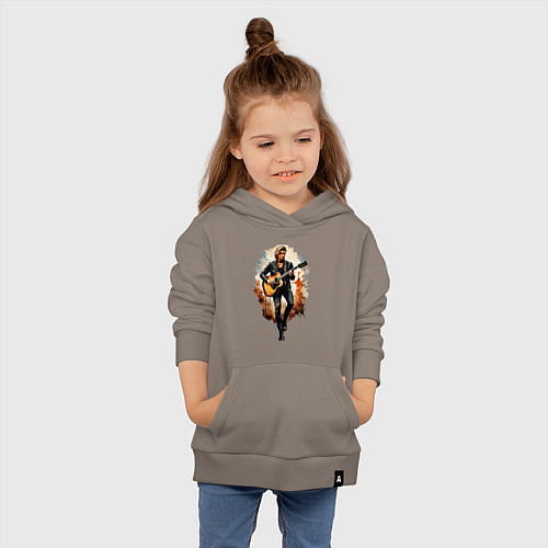 Детская толстовка-худи Солист Калео / Утренний латте – фото 4